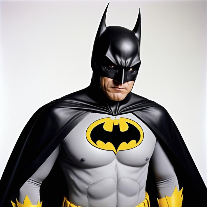 Batman dräkt för utklädnad.